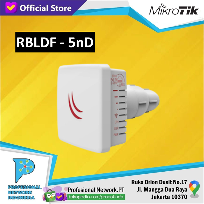 Gambar Mikrotik RBLDF-5nD / LDF 5 dari Profesional Network Kota Administrasi Jakarta Pusat Tokopedia