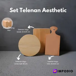 Paket Telenan Aesthetic / set aesthetic photo produk IMPODIO