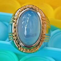 Gambar CINCIN BATU ANGGUR RAJA CHALCEDONY - Hitam, 7 dari azzaim stone Kota Administrasi Jakarta Timur 1 Tokopedia