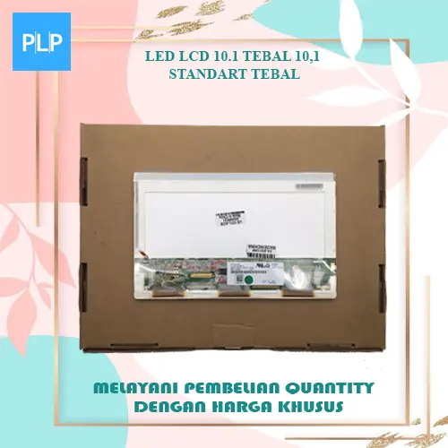 LCD LED 10.1 TEBAL 10,1 STANDART TEBAL UMUM Include Extra Box Packing Triplek