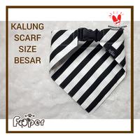 Gambar Fooper Kalung Anjing Dog Scarf M Bandana Collar Black Diagonal Stripe dari Fooper Kota Administrasi Jakarta Barat 1 Tokopedia