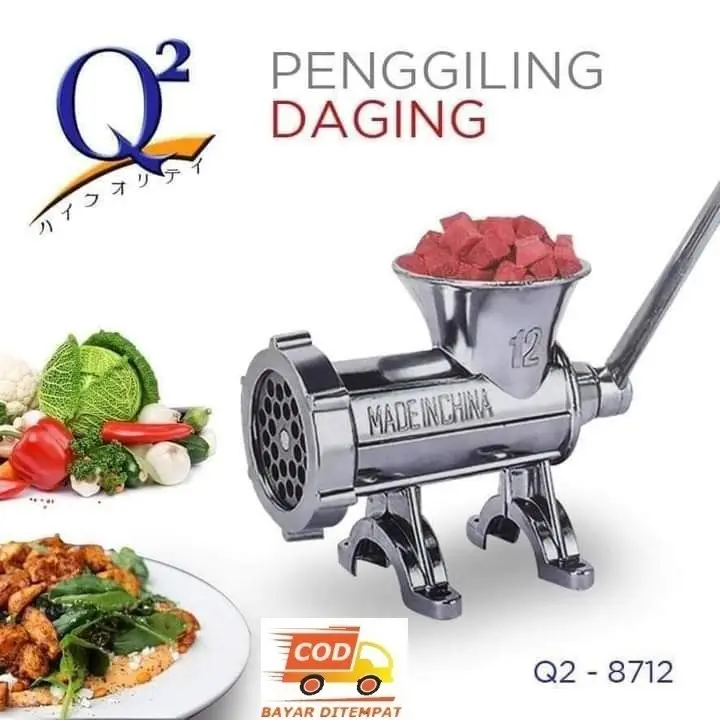 Gilingan Daging, Kacang, Bumbu Q2-8712 No 12 Meat Mincer