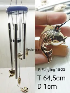 Fungling Lonceng Ikan Fengshui 5 Stick TPO
