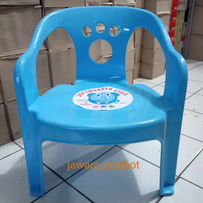 kursi anak sender plastik joy warna pastel ori 0