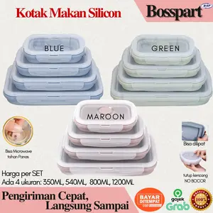 Tempat Makan Silikon / Kotak Makan Silicone / Food Container Silicone