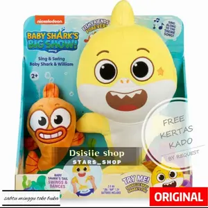 Baby Shark Big Show Baby Shark's Tail Swings & Dances Doll Original