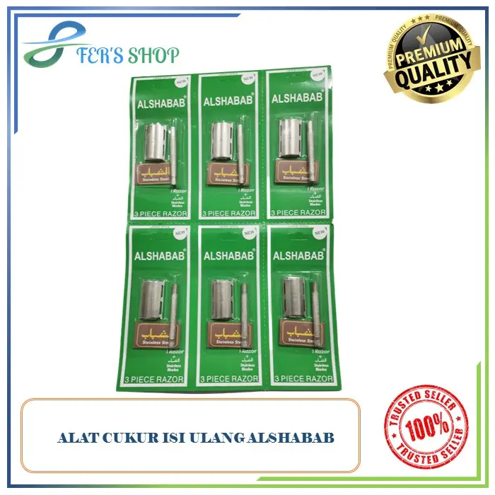 Alat Cukur Isi Ulang Alshabab / Alat Cukur Kumis Jenggot / Silet