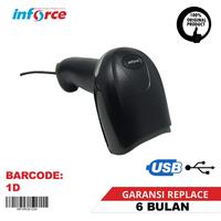Gambar BARCODE SCANNER INFORCE F20 1D, FREE STAND dari btgcom Kota Denpasar 3 Tokopedia