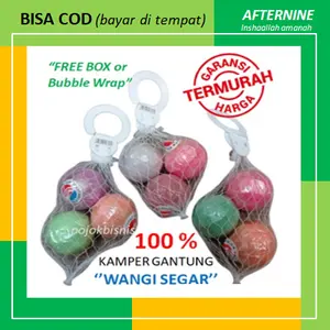 Kamper Bola Gantung 3pcs Wangi Segar