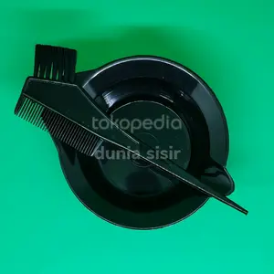 sisir semir dan mangkok semir