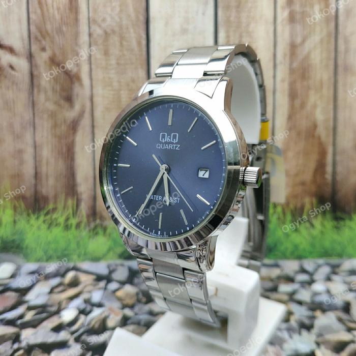 Gambar Q&Q QQ Analaog Jam Tangan Pria Rantai Silver A462J202Y Original dari Ogytashop Kota Administrasi Jakarta Pusat Tokopedia