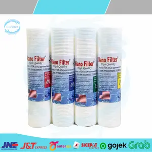 CARTRIDGE SPUN SEDIMEN NANO FILTER AIR 10" 10 INCH 01 03 05 010 MICRON