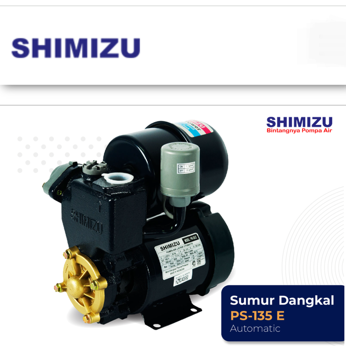Gambar Pompa Air SHIMIZU PS-135E(125WATT & OTOMATIS) dari Sein Jaya Shop Kota Bekasi Tokopedia