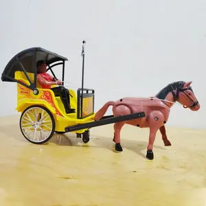 Mainan Anak Naik Kuda Delman Baterai 66-866 Horse Poni Lucu Edukasi