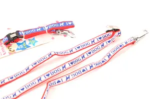 Petio Collar + Dog Lead - Tali Tuntun / Kalung Anjing Small - White