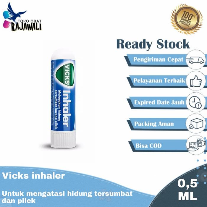 Jual vicks inhaler melegakan hidung tersumbat per pcs - Kota Administrasi Jakarta Barat - Rajawalijaya.id