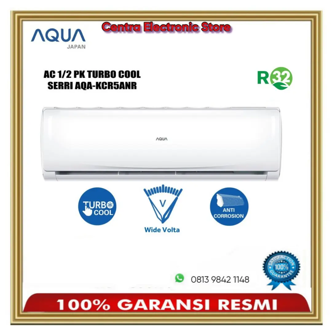 AC AQUA SPLIT 1/2 PK AC AQUA SANYO 0.5 PK-Unit only