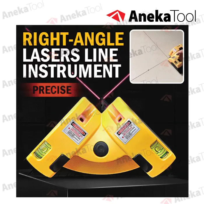 Waterpass/Water pass Laser Siku Sudut Leveling 90 Derajat Laser Merah