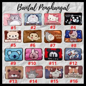 Bantal Penghangat Elektrik Terapi Nyeri Punggung Haid Rematik