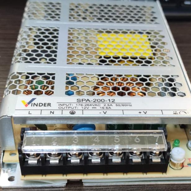 Gambar Power Supply 12V - Vinder - 16.6A 200W dari Sinar Makmur LED Kota Administrasi Jakarta Barat Tokopedia