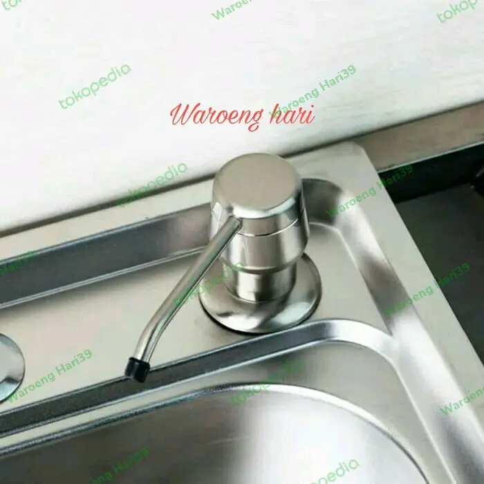Tempat sabun cair tanam kitchen sink/bak cuci piring