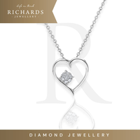 Gambar Liontin Berlian RJ – STERLING WHITE GOLD HEART - 265812 - LIONTIN ONLY dari Richards Jewellery Jakarta Barat 2 Tokopedia