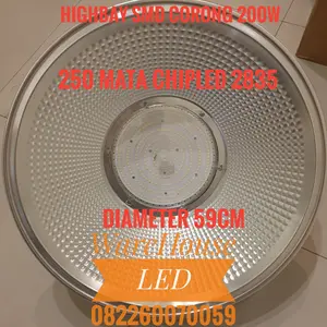 High Bay 200w Highbay LED 200watt Lampu Industri SMD Gudang 200 watt