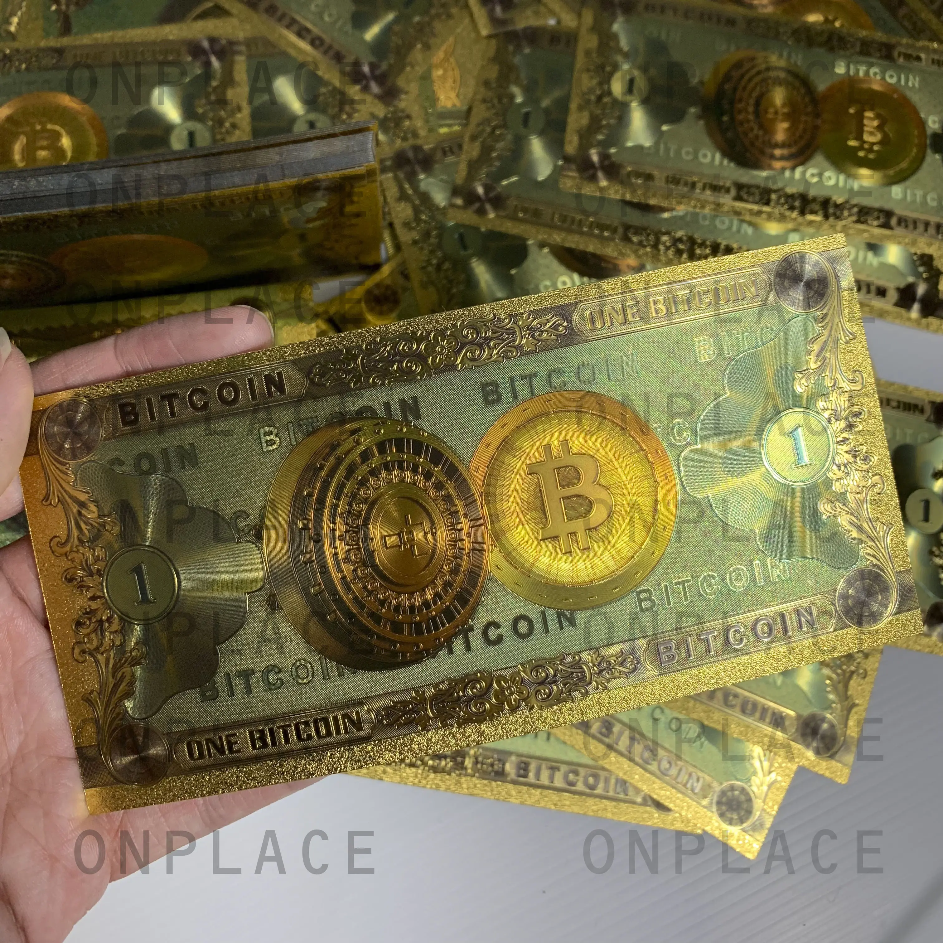 Bitcoin Gold Plated Fisik & Altcoin Lengkap Semua Jenis Coin Crypto !!
