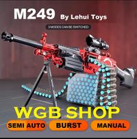 Gambar Mainan Tembakan M249 Automatic Brand Lehui Dart Blaster - Shell Tambahan dari WGB SHOP Kota Administrasi Jakarta Utara 4 Tokopedia