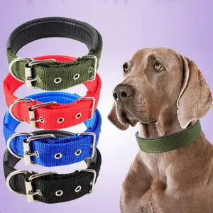 Pet Collar Dog Cat / Tali Kalung Hewan Anjing Kucing Nylon Tebal