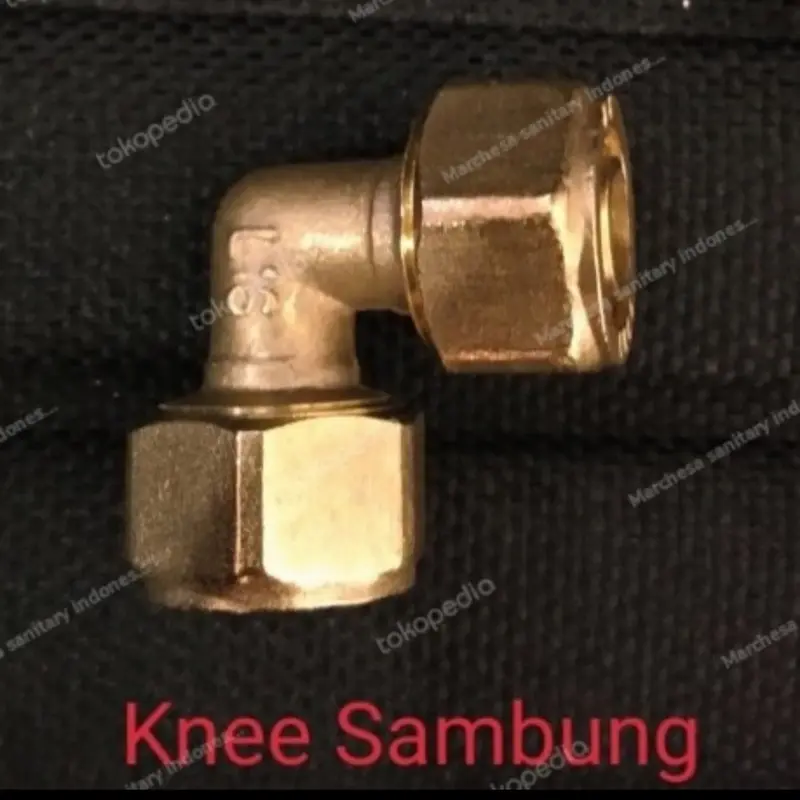 Sambungan pipa air panas Knee Sambung 1/2" 2