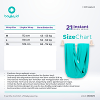 Gambar Gendongan Bayiku.id 2in1 Plus Sashbelt Special Edition - Baby Wrap - BAHARI - M dari Aurel Babyshop Kota Tangerang Selatan 5 Tokopedia