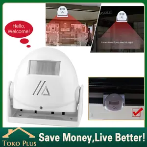 Bel pintu rumah sensor gerak Inframera bell alarm rumah anti maling