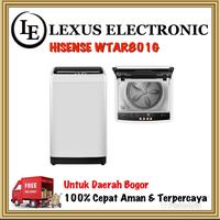 Gambar HISENSE MESIN CUCI TOP LOADING 8KG | WTAR801G | WTAR 801G | 801G dari lexus electronic mall Kota Bogor 1 Tokopedia
