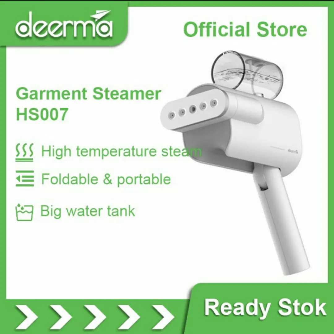 Deerma Handheld Garment Steamer Foldable Electric Steam Iron HS007