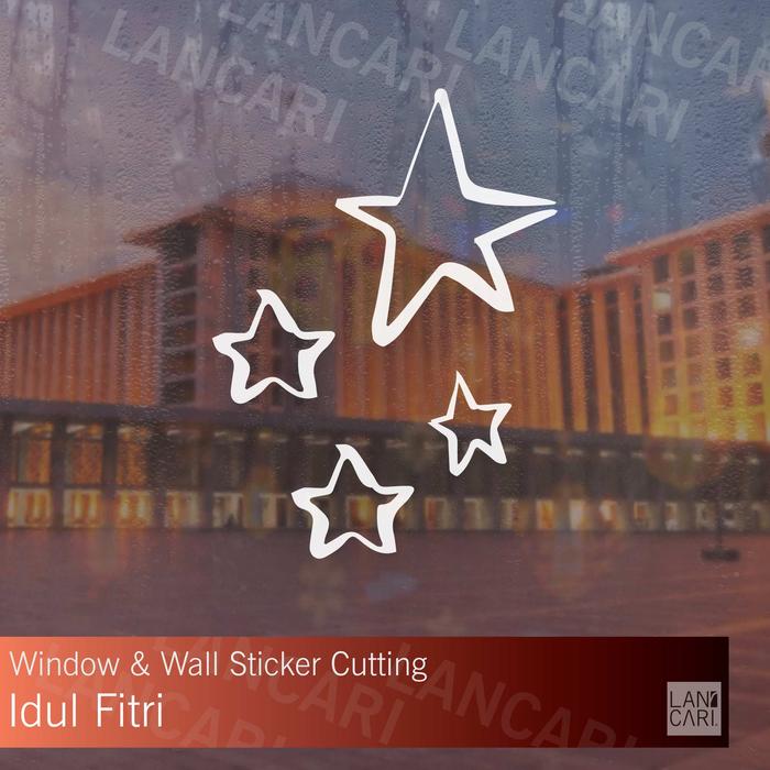Gambar LANCARI Sticker Cutting Ramadhan Kareem Bintang Dekorasi Stiker Dinding Kaca - Putih dari LANCARI Kota Administrasi Jakarta Pusat Tokopedia