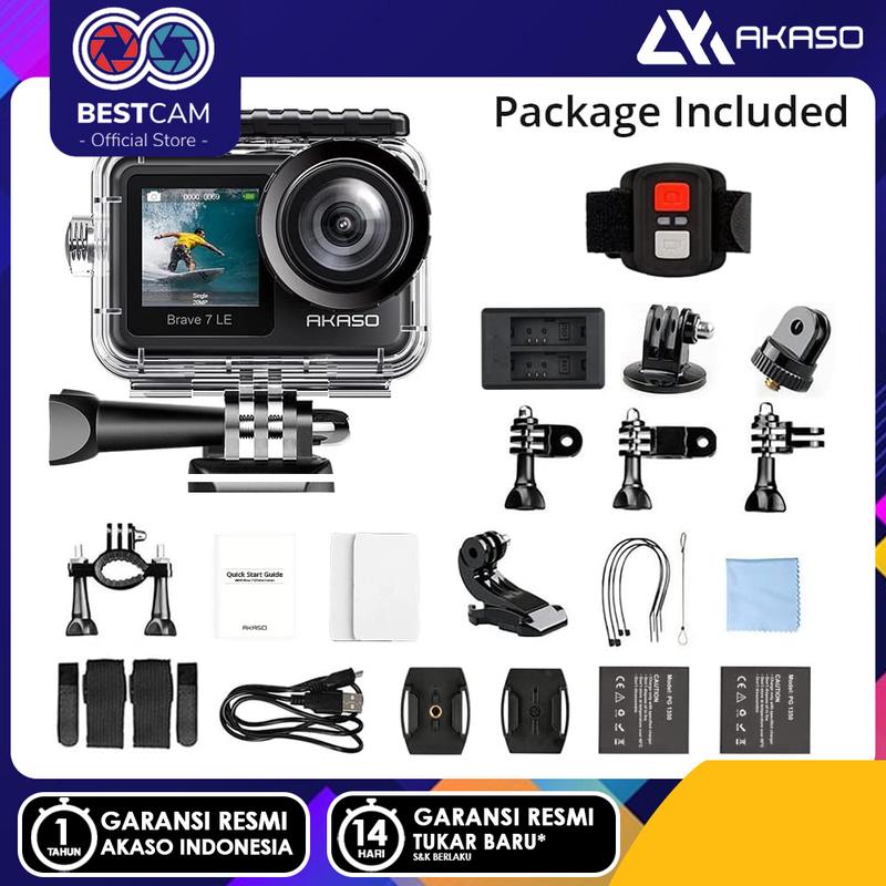 AKASO Brave 7 LE 4K30FPS 20MP WiFi Action 3