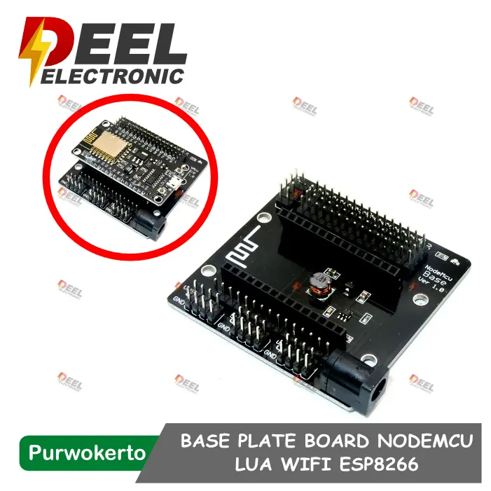 NODEMCU BASE PLATE BOARD ESP8266 NODEMCU LUA WIFI SERIAL BACKPLANE 1