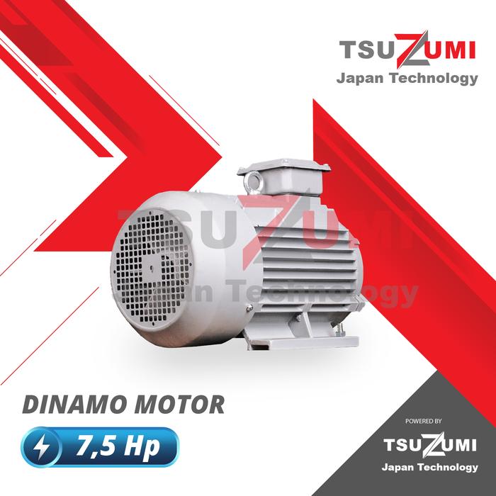 Gambar Dinamo Motor 7,5 hp 3 Phase 380 Volt Tsuzumi dari Tsuzumi Japan Kota Tangerang Tokopedia