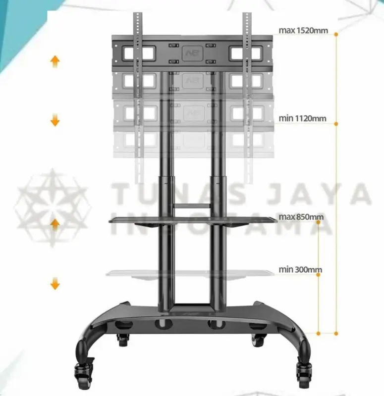 Standing Bracket NB AVA1500-60-1P North Bayou 32-65" TV LCD LED 2