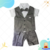 Gambar Setelan Tuxedo Bayi Laki Laki 6 12 Bulan Bepergian Bayi 1 Tahun Jordan - Krem (LS3), Ukuran S dari Mall-Baby Kota Tangerang Selatan 5 Tokopedia
