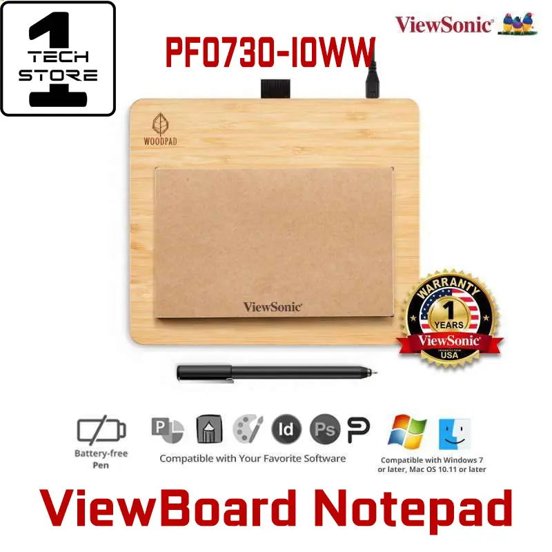 ViewSonic ViewBoard Notepad PF0730-I0WW |Portable Digital Pad