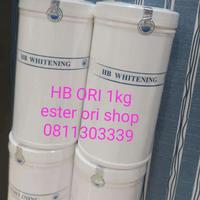 Gambar hb whitening original isi 1kg (1000gr) dari Syahrini/ester ori shop Kota Makassar 4 Tokopedia