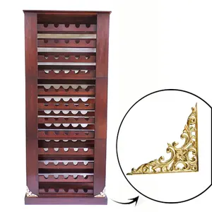 Lemari Wine / Rak Minuman / Wine Rack - 5x12 dgn Plat Decor DCP1080A