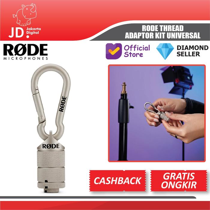 Gambar RODE THREAD ADAPTOR KIT UNIVERSAL dari Jakarta Digital 8 Kota Administrasi Jakarta Pusat Tokopedia