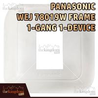 Gambar Panasonic WEJ 78019W Frame 1-Gang 1-Device WEJ78019W 78019 Single Engkel Saklar /1 Plate Cover Sakelar Listrik Lampu Tunggal - WEJ 78019W, Packing Plastik dari The Kingdom Shop Kota Administrasi Jakarta Utara 1 Tokopedia