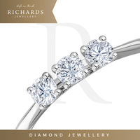 Gambar Cincin Berlian Richards Jewellery - TRILOGY DIAMOND RING - 265973 dari Richards Jewellery Jakarta Barat 2 Tokopedia