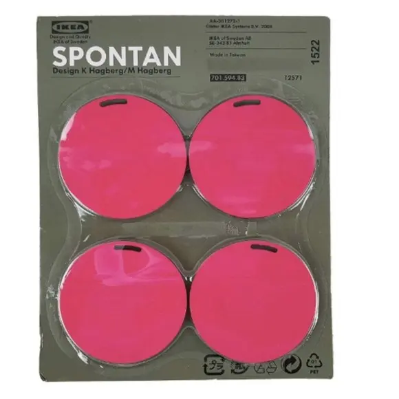 WM IK4071 Magnet TEMPEL aneka warna 6 cm isi 4 Pcs (warna sama)