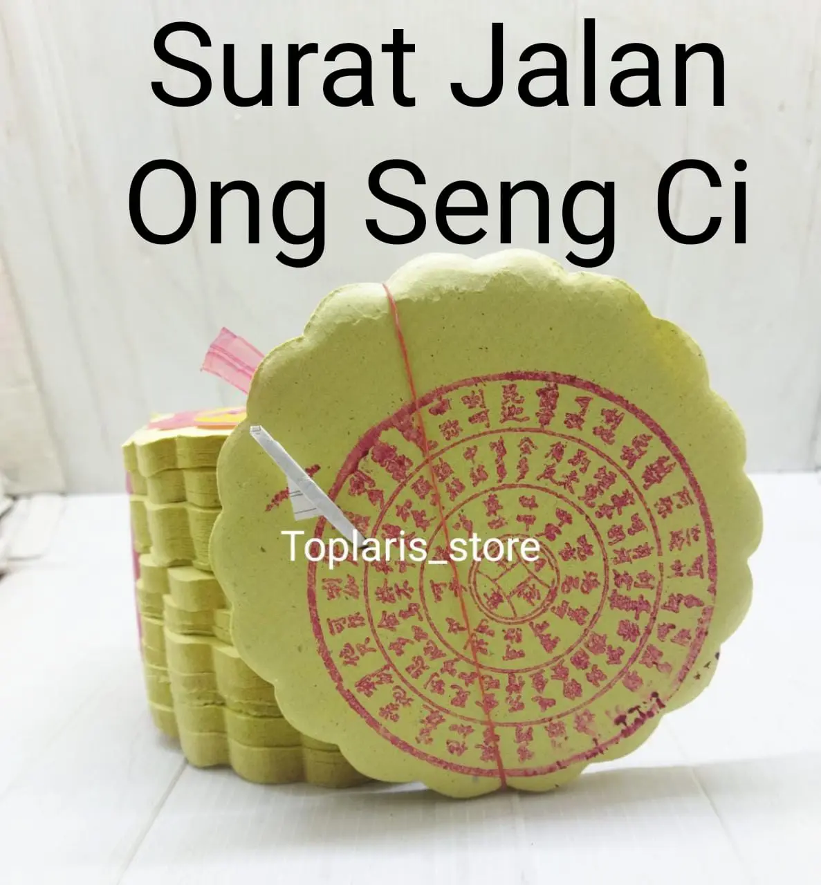 Kertas Sembahyang Surat Jalan Ong Seng Ci Surat Jalan Leluhur