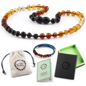 Amber Buddy - [Special edition] Kalung&Gelang amber bayi. Rainbow